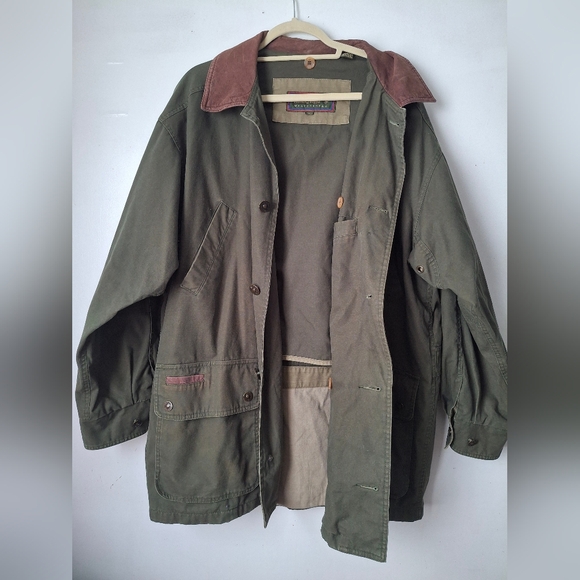 Vintage Timberland Men's Cotton Weathergear 100%Cotton Jacket Size